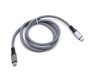 Braided 240 Watt  USB 3.2 Gen 2x2 USB-C naar USB-C kabel 20GBps 1 meter