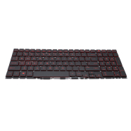 Replacement keyboard voor HP Omen 15-DC Serie QWERTY US Zwart rood, Backlit